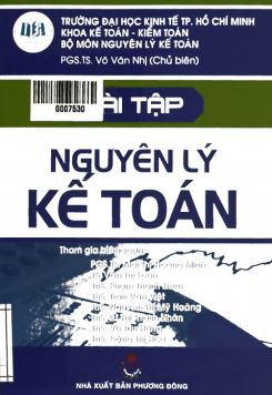 Ebook Bài tập Nguyên lý kế toán