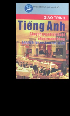 Giáo trình tiếng anh chuyên ngành Nhà Hàng