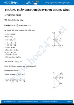 Chuyên đề giải toán bằng Phương pháp vecto buộc (Vecto chung gốc)