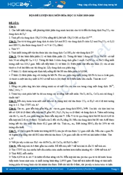 Bộ 8 đề luyện thi HSG môn Hóa học 11 năm 2019-2020