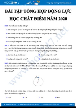 Chuyên đề bài tập ôn tập về Động lực học chất điểm có đáp án năm 2020 môn Vật lý 10