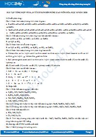 Bài tập tổng hợp về O2, S từ tổng hợp đến nâng cao môn Hóa học 10 năm 2020