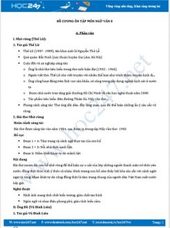 Đề cương ôn tập đầu HK2 năm 2020 môn Ngữ Văn 8 - Trường THCS Phan Huy Chú