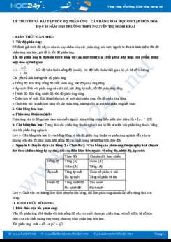 Lý thuyết và bài tập chuyên đề Tốc độ phản ứng - Cân bằng hóa học môn Hóa 10 năm 2020 Trường THPT Nguyễn Thị Minh Khai