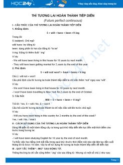 Tổng hợp lý thuyết và bài tập ôn tập Thì tương lai hoàn thành tiếp diễn