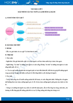 Giải thích câu tục ngữ Lá lành đùm lá rách