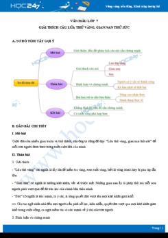 Giải thích câu Lửa thử vàng, gian nan thử sức