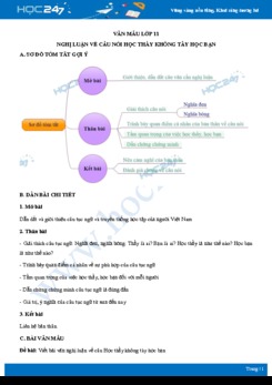 Nghị luận về câu nói Học thầy không tày học bạn