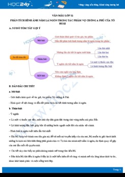 Phân tích hình tượng nắm lá ngón trong Vợ chồng A Phủ