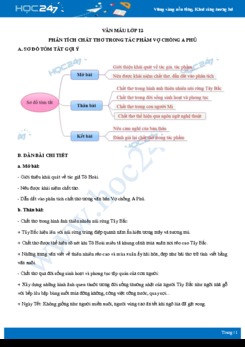 Phân tích chất thơ trong Vợ chồng A Phủ