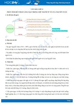 Phân tích bút pháp lãng mạn trong Chữ người tử tù của Nguyễn Tuân