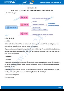 Nghị luận về vai trò của sách đối với đời sống nhân loại