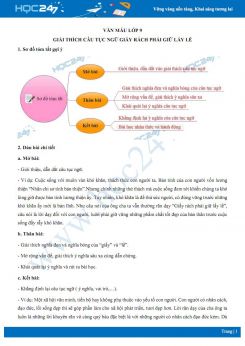 Giải thích câu tục ngữ Giấy rách phải giữ lấy lề