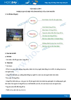 Nghị luận về lòng đố kỵ