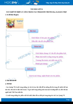 Suy nghĩ về triết lý sống trong tác phẩm Hồn Trương Ba da hàng thịt