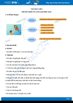 Thuyết minh về cách làm diều giấy