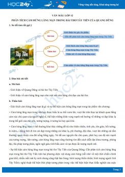 Phân tích cảm hứng lãng mạn trong bài thơ Tây Tiến của Quang Dũng