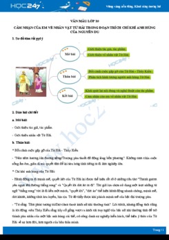 Cảm nhận của em về nhân vật Từ Hải trong đoạn trích Chí khí anh hùng của Nguyễn Du