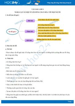 Nghị luận xã hội về lối sống chan hòa với mọi người