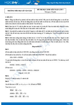 Bộ 5 đề chọn HSG năm 2021 môn Toán lớp 5 - Trường TH Lê Văn Tám