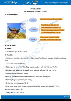 Thuyết minh về chùa Yên Tử