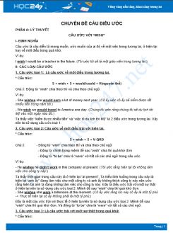 Chuyên đề Câu điều ước