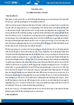 Tả chiếc bàn học của em - Văn mẫu lớp 4