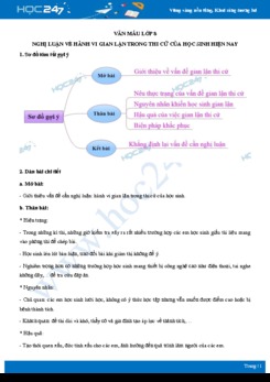 Nghị luận về hành vi gian lận trong thi cử của học sinh hiện nay