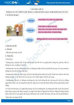 Nghị luận về ý kiến Cuộc sống là một đường chạy marathon dài vô tận