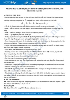 Phương pháp giải bài tập dạng hỗn hợp kim loại tác dụng với HNO3 môn Hóa học 12 năm 2021