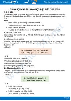 Tổng hợp các trường hợp đặc biệt của Wish