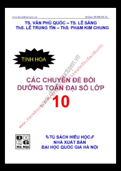 Các chuyên đề bồi dưỡng Toán Đại Số lớp 10