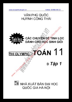 Tinh lọc các chuyên đề bồi dưỡng học sinh giỏi luyện thi Olympic Toán 11 - Huỳnh Công Thái, Văn Phú Quốc