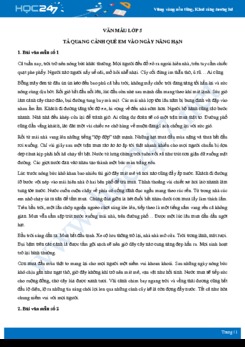Tả quang cảnh quê em vào ngày nắng hạn - Văn mẫu lớp 5