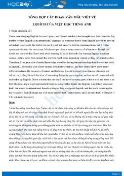Tổng hợp các đoạn văn mẫu viết về lợi ích của việc học Tiếng Anh