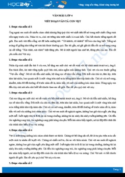 Viết đoạn văn tả con vẹt - Văn mẫu lớp 4