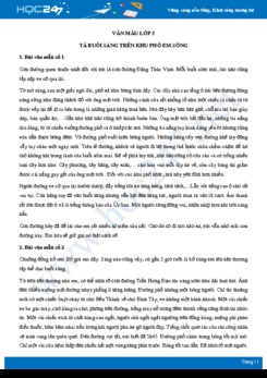 Tả buổi sáng trên khu phố em sống - Văn mẫu lớp 5