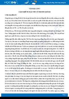 Cảm nghĩ về ngày Tết cổ truyền quê em - Văn mẫu lớp 5