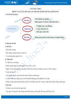 Đóng vai Lang Liêu kể lại truyền thuyết Bánh chưng, bánh giầy