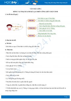 Đóng vai Thạch Sanh kể lại chiến công giết chằn tinh