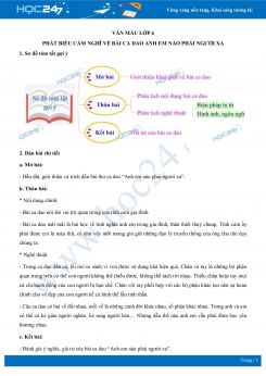 Phát biểu cảm nghĩ về bài ca dao Anh em nào phải người xa