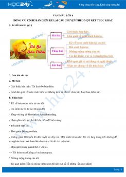 Đóng vai cô bé bán diêm kể lại câu chuyện theo một kết thúc khác