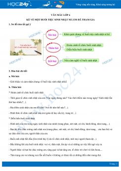 Kể về một buổi tiệc sinh nhật mà em đã tham gia