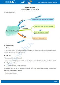 Kể về một người bạn thân