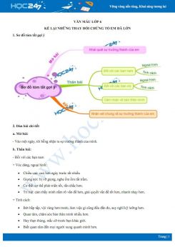 Kể lại những thay đổi chứng tỏ em đã lớn