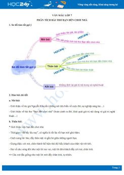 Phân tích bài thơ Bạn đến chơi nhà