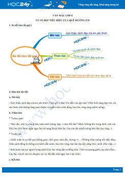 Tả vẻ đẹp tiêu biểu của quê hương em