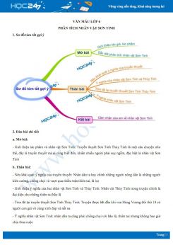 Phân tích nhân vật Sơn Tinh