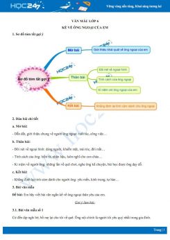 Kể về ông ngoại của em