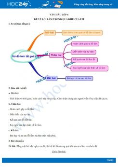 Kể về lỗi lầm trong quá khứ của em